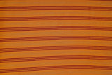 Yellow stripes khari & gold rayon 42 inch