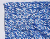 Blue Ajrak print Rayon 42 inch