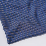 Grey Stripes khari & gold Rayon 42 inch