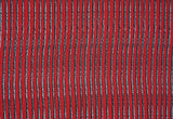 Red stripes print cotton 42 inch