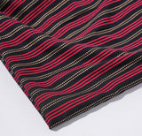 Black Stripes Khari & Gold Rayon 42 inch