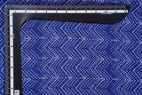 Blue Shibori abstract Lehriya cotton 42 inch